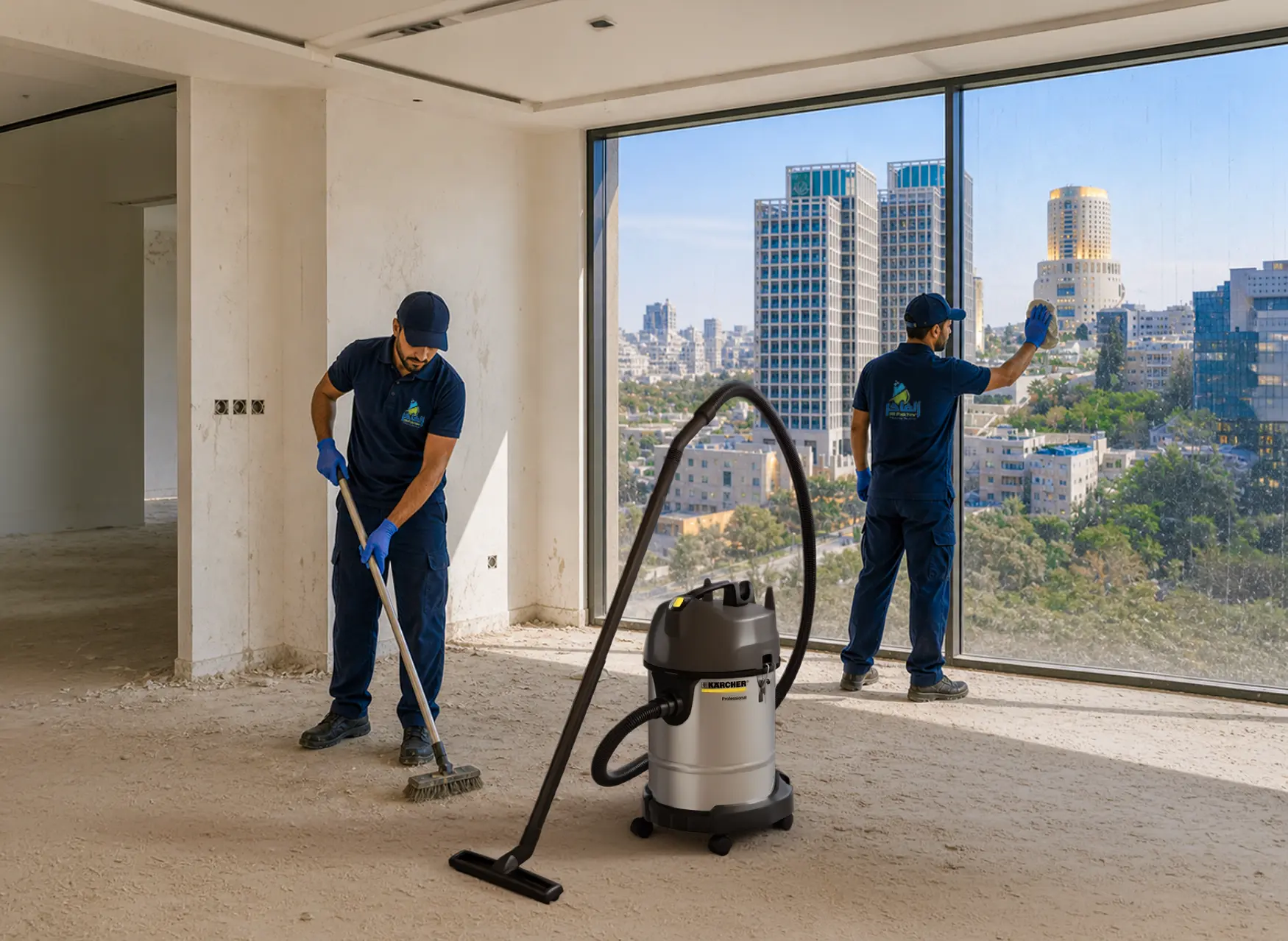 Post-construction cleaning for palaces and villas in Amman