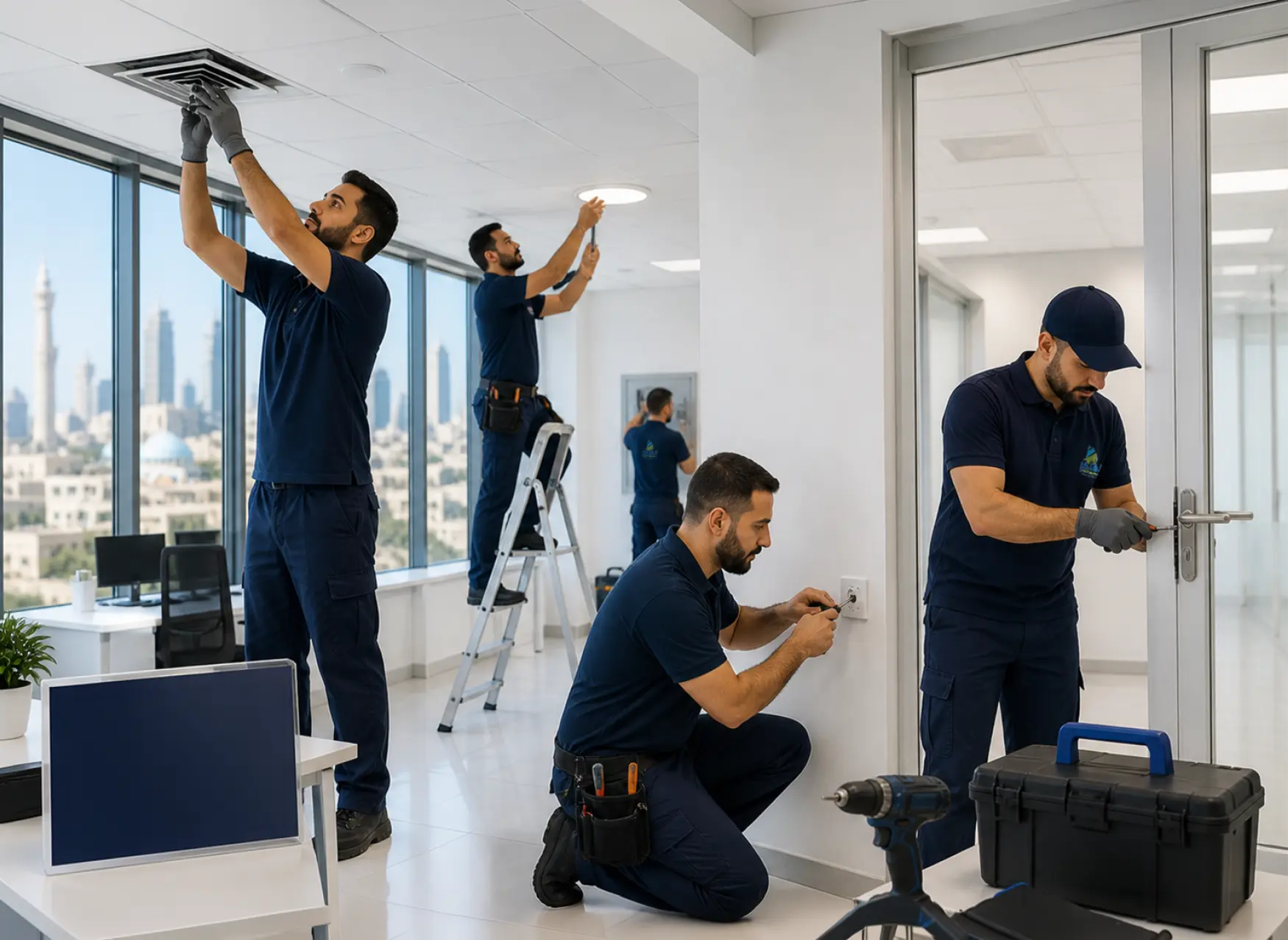 Finishing and maintenance services